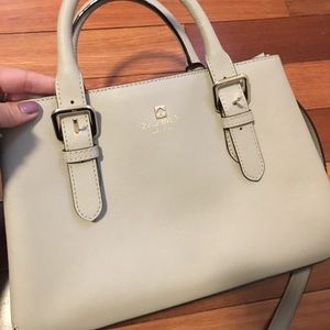 Kate Spade small tan satchel bag